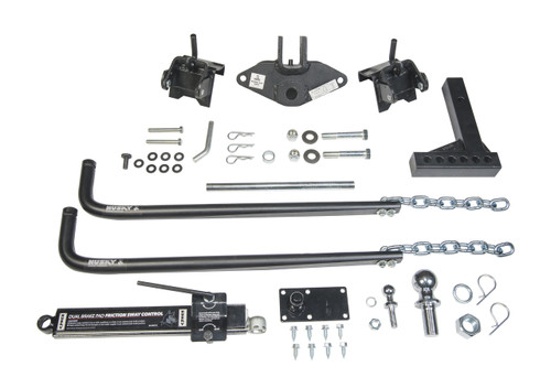 Husky Towing 31997 - Round Bar 800 LB Tong Weight Inc 10" Shank With 2-5/16" Ball W/Sway Control Pack