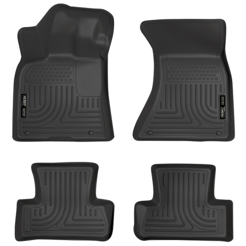 Husky Liners 96411 - 09-14 Audi Q5 Weatherbeater Black Front & 2nd Seat Floor Liners