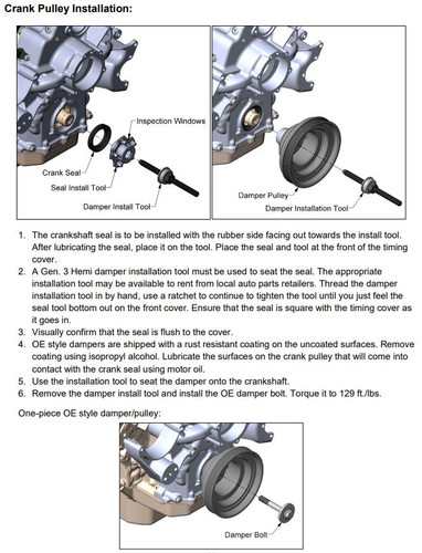 Holley 97-367 - Crankshaft Seal Installation Tool