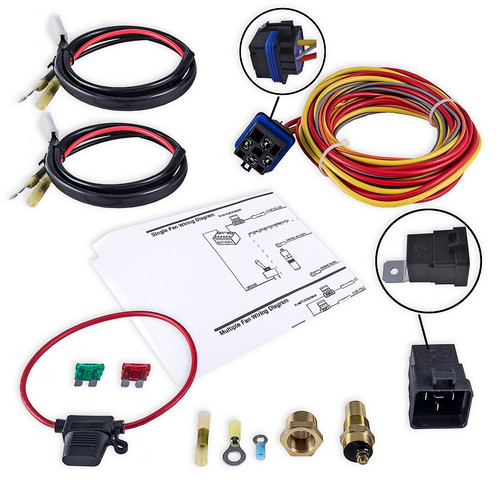 Holley FB403 - Electric Relay Kit - For Frostbite Fan/Shroud Sys