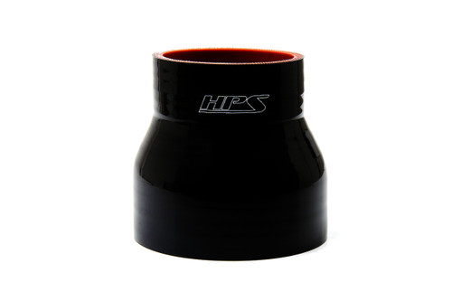 HPS Performance HTSR-325-400-BLK - Silicone Reducer Hose,High Temp 4-ply Reinforced,3-1/4" - 4" ID,3" Long,Black