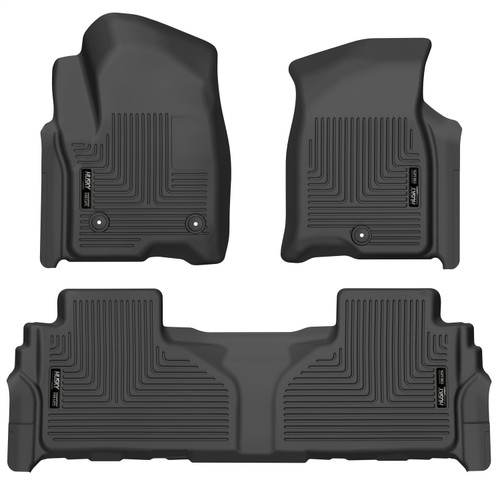 Husky Liners 99241 - 21-23 Suburban/Tahoe/Yukon/Yukon XL Weatherbeater Front & 2nd Seat Floor Liners - Black Husky Liners 99241 - 21-23 Suburban/Tahoe/Yukon/Yukon XL Weatherbeater Front & 2nd Seat Floor Liners - Black