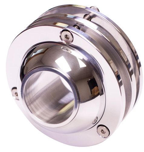 Ididit 2401510040 - Floor Mount Swivel Ball Polished 1 1/2-inch