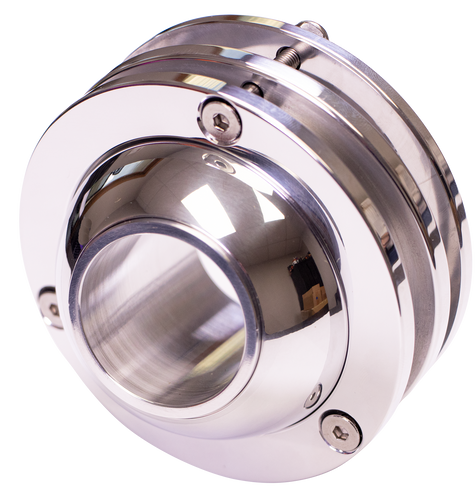 Ididit 2401520040 - Floor Mount Swivel Ball Polished 1 1/2-inch