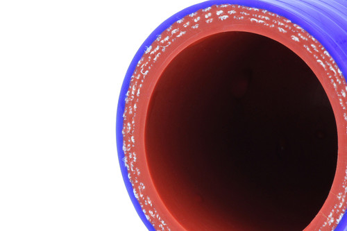 HPS Performance RSCC-025-BLUE - 3-ply reinforced high temp. silicone bypass cap, 1/4" ID, blue