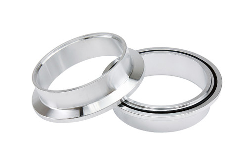 HPS Performance VCKIT-AL-450 - HPS V-band clamp with interlocking aluminum flanges for 4.5" OD tubing