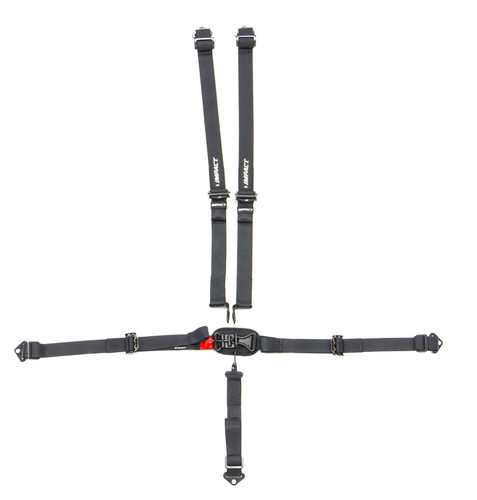 Impact Racing 54116661 - 5-pt Jr Harness L/L Ind Shoulder P/U W/A QM belt