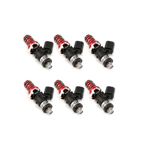 Injector Dynamics 1050.48.11.D.6 - ID1050X Injectors - 48mm Length - Mach Top to 11mm - Denso Low Cushion (Set of 6)