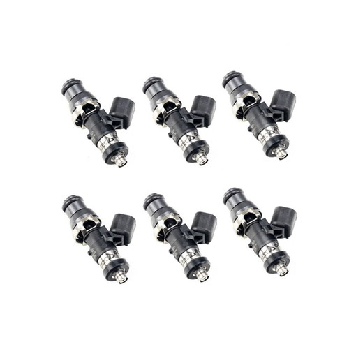 Injector Dynamics 1050.48.14.D.6 - ID1050X Injectors - 48mm Length - 14mm Top - Denso Lower Cushion (Set of 6)