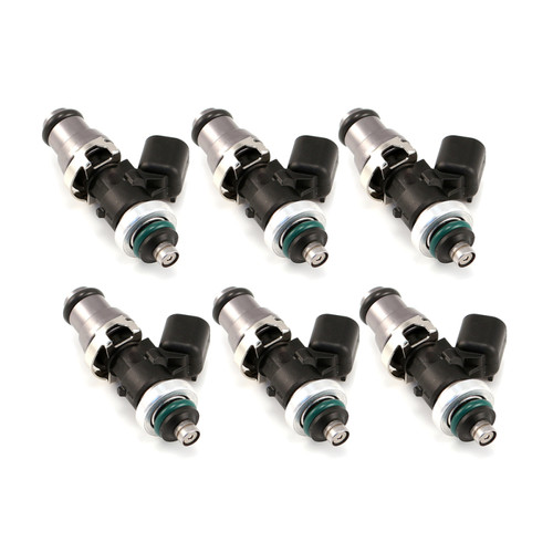 Injector Dynamics 1050.48.14.R35.6 - 1050-XDS Injectors 14mm (Grey) Adaptor Top GTR Lower Spacer (Set of 6)