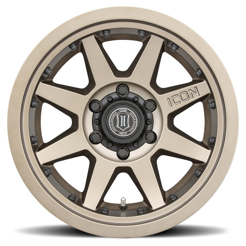 Icon 21817859057BR - Rebound Pro 17x8.5 6x5.5 25mm Offset 5.75in BS 95.1mm Bore Bronze Wheel