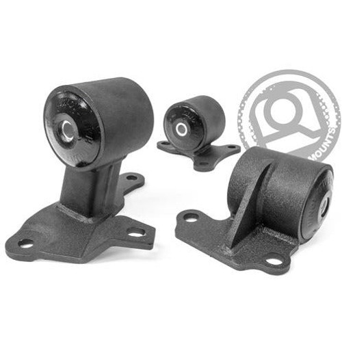 Innovative Mounts 29758-85A - 94-97 Accord DX/LX 95-98 Odyssey Conversion Engine Mount Kit H22/F22A Auto 2 Manual 400-500HP 85A Grey