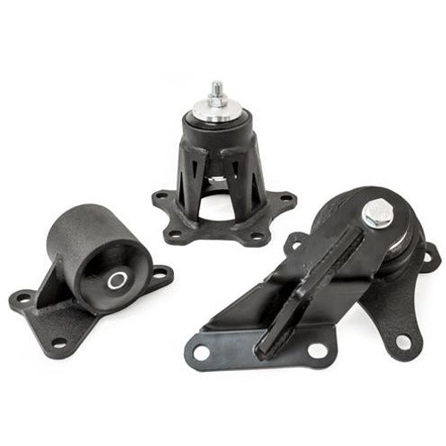Innovative Mounts 20253-75A - 98-02 Accord Conversion Engine Mount Kit H-Series-97 Automatic 250-400HP 75A Black