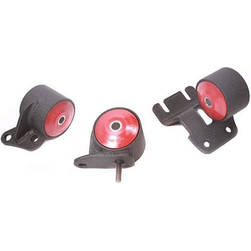 Innovative Mounts 19353-85A - 90-91 Integra 92-93 GS-R Replacement Mount Kit B18A/B17A Auto Hydro 400-500HP 85A Grey