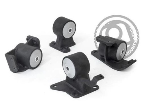 Innovative Mounts 69950-60A - Innovative 90-99 Toyota MR2 5S/3S Black Steel Mounts 60A Bushings