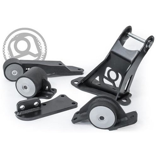 Innovative Mounts 90754-95A - 00-06 Insight Conversion Engine Mount Kit K24 Auto 2 Manual 500+HP 95A Red