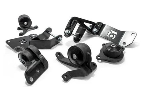 Innovative Mounts 90550-60A - Innovative 01-05 Civic K-Series Black Steel Mounts 60A Bushings (Not K24 Trans)