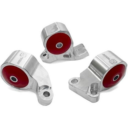 Innovative Mounts B19151-60A - 88-91 Civic/CRX Billet Replacement Mount Kit D-Series Cable Up to 250HP 60A Red