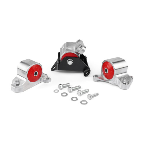 Innovative Mounts B10050-60A - 96-00 Civic 97-00 Acura El Billet Replacement Mount Kit Up to 250HP 60A Red