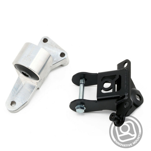 Innovative Mounts B90850-85A - 06-11 Civic Si Replacement Billet Mount Kit K Series/Manual Grey/400-500Hp