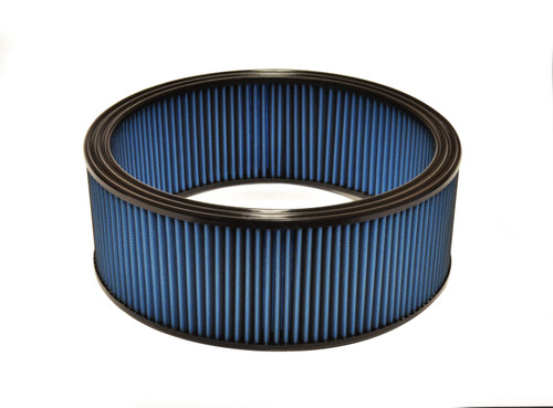 Injen X-1092-BB - NanoWeb Dry Air Filter 14in Round x 5in Tall - 1in Pleats