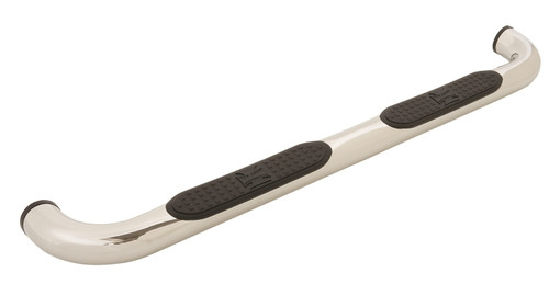 Iron Cross 51-530 - 3 in. Tube Step; Round; Brackets Included; Stainless Steel;