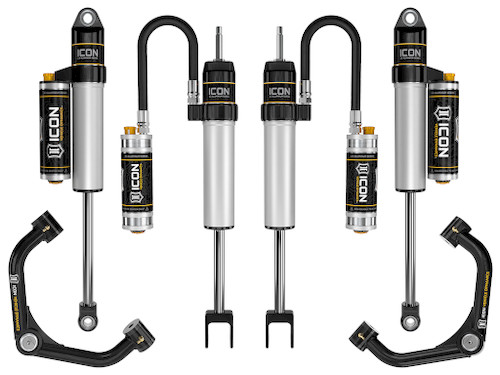 Icon K78353T - 20-UP GM 2500HD/3500 0-2" STAGE 3 SUSPENSION SYSTEM (TUBULAR)