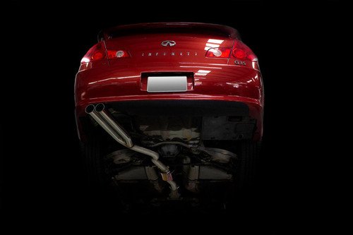 ISR Performance IS-EPDUAL-G35SDN - EP (Straight Pipes) Dual Tip Exhaust - 05-06 Infiniti G35 Sedan ISR Performance IS-EPDUAL-G35SDN - EP (Straight Pipes) Dual Tip Exhaust - 05-06 Infiniti G35 Sedan