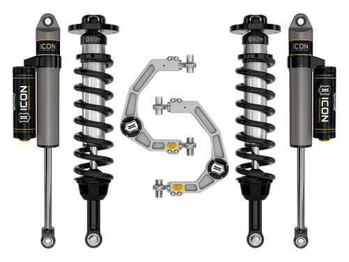 Icon K93132 - 2021-2024 Ford F-150 4WD, 2.75-3.5" Lift, Stage 2 Suspension System, Billet Icon K93132 - 2021-2024 Ford F-150 4WD, 2.75-3.5" Lift, Stage 2 Suspension System, Billet