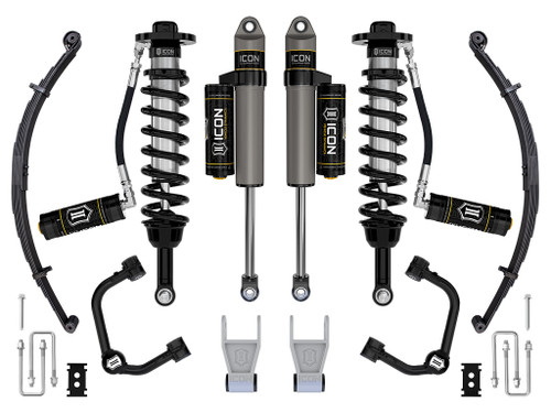 Icon K93163TL - 21-23 Ford F150 Tremor 4WD 2.5-3" Stage 3 Suspension Sys Tubular UCA / Leaf Pack