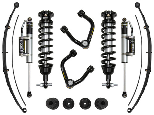 Icon K93206TA - 19-21 Ford Ranger 0-3.5in Stage 6 Suspension System w/ Tubular UCA Alum Knuckle
