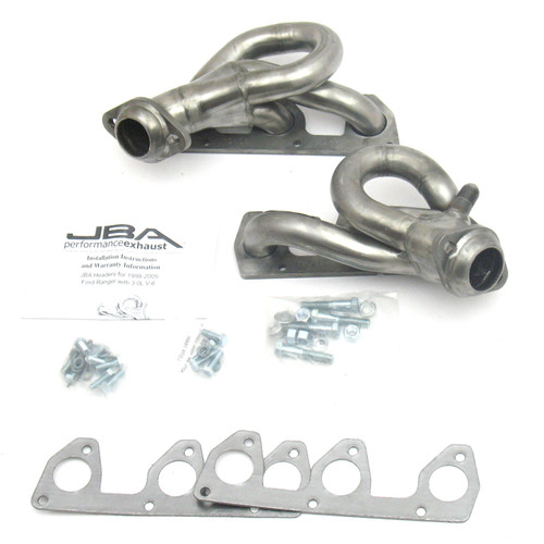 JBA 1647S - 98-01 Ford Ranger 3.0L V6 w/EGR 1-1/2in Primary Raw 409SS Cat4Ward Header