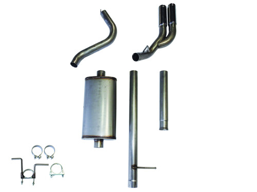 JBA 30-3055 - 19-20 Chevy/GMC 1500 5.3L L82/L84 304SS Dual Side Exit Cat-Back Exhaust System JBA 30-3055 - 19-20 Chevy/GMC 1500 5.3L L82/L84 304SS Dual Side Exit Cat-Back Exhaust System