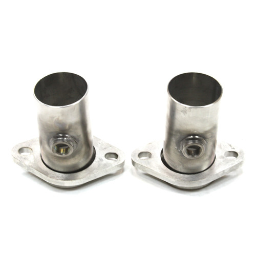 JBA 31650-1ST - 2.5in 304 Series Stainless Steel 2 Bolt Starter Tubes w/O2 sensor bungs