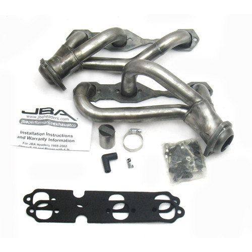 JBA 1840S-4 - 88-95& 02-03 GM S-Truck 4.3L V6 2WD 1-1/2in Primary Raw 409SS Cat4Ward Header