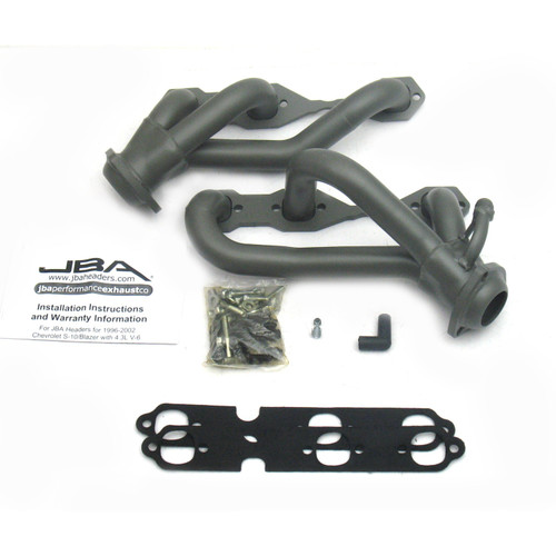 JBA 1842S-3JT - 96-01 GM S Truck 4.3L V6 w/o A.I.R. Injection 1-1/2in Primary Ti Ctd Cat4Ward Header