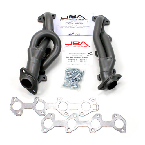 JBA 1949S-2JT - 04-07 Dodge Dakota 4.7L PowerTech 1-1/2in Primary Ti Ctd Cat4Ward Header