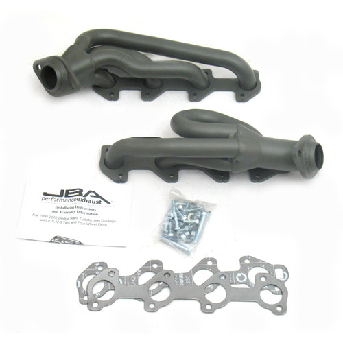 JBA 1949S-1JT - 02-03 Dodge RAM 4.7L PowerTech 1-1/2in Primary Ti Ctd Cat4Ward Header