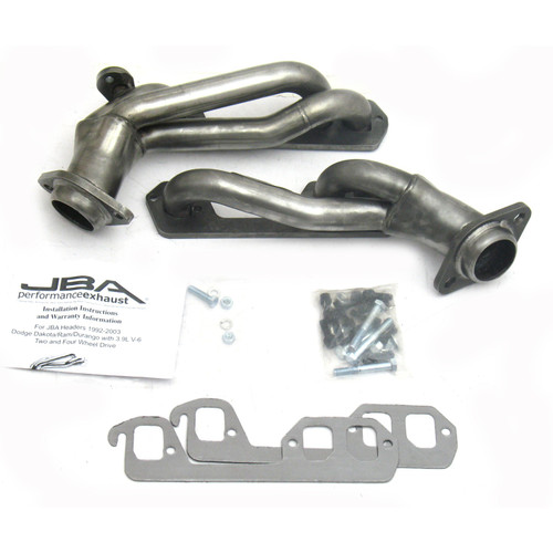 JBA 1938S - 92-95 Dodge Truck 3.9L V6 1-1/2in Primary Raw 409SS Cat4Ward Header