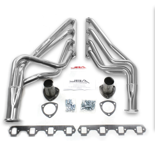 JBA 6613SJS - 65-73 Ford Mustang 260-302/71-73 Ford 260-351W SBF 1-5/8in Primary Silver Ctd Long Tube Header