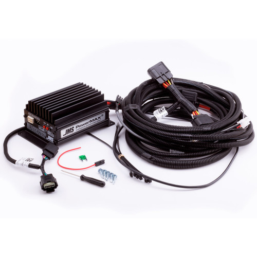 JMS P2020PPD18 - FuelMAX - Fuel Pump Voltage Booster V2 - Plug and Play Dual Output  (Activation - MAF/MAP/TPS or Ground, includes Ext pressure switch)
