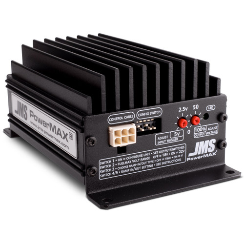 JMS P2020PPD18 - FuelMAX - Fuel Pump Voltage Booster V2 - Plug and Play Dual Output  (Activation - MAF/MAP/TPS or Ground, includes Ext pressure switch)