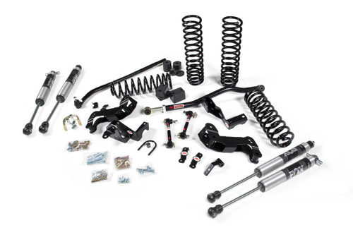JKS JSPEC113K - 2007-2018 Jeep Wrangler JK J-Konnect 4 Door 3.5 Inch Lift Kit w/ JSpec Shocks JSPEC