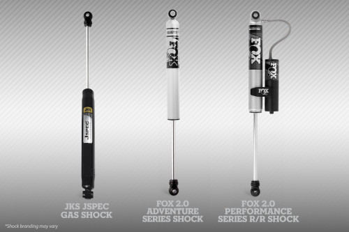 JKS JSPEC105KFA - 2007-2018 Jeep Wrangler JK 2 Door Right Hand Drive 3.5 Inch JSpec Lift Kit Fox Adventure Shocks JSPEC