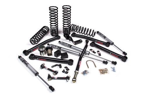 JKS JSPEC154KFA - Jeep JK J-Lander 3.5in 4Dr w/Fox 2.0 Adventure Series Shocks