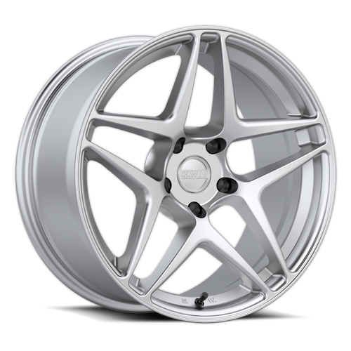 Kansei K15H-189516+35 - K15H Astro 18x9.5in / 5x100 BP / 35mm Offset / 73.1mm Bore - Hyper Silver Wheel