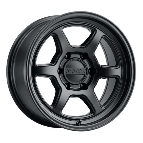 Kansei K14MB-78550-00 - K14MB Roku 17x8.5in / 5x127 BP / 0mm Offset / 78.1mm Bore - Matte Black Wheel