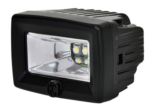 KC HiLiTES 1328 - C-Series 2in. C2 LED Light 20w Area Flood Beam (Single) - Black