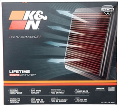 K&N 33-2458 - 10-12 BMW 135i/335i/335i XDrive/X1 35i 3.0L L6 (E90) Replacement Air Filter