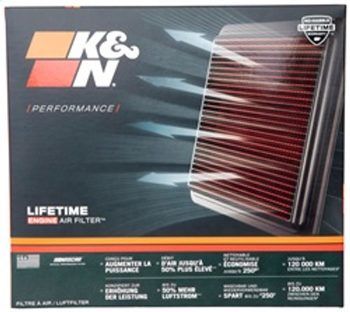 K&N 33-2458 - 10-12 BMW 135i/335i/335i XDrive/X1 35i 3.0L L6 (E90) Replacement Air Filter